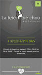 Mobile Screenshot of latetedechou.be